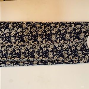 ES SE Maxi Button Down Skirt Floral